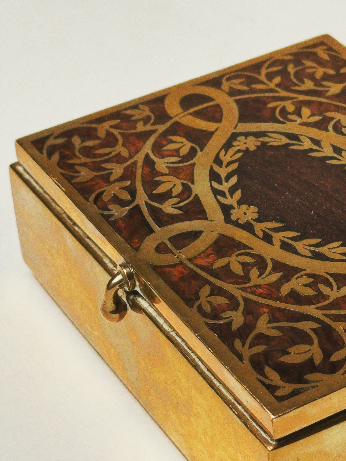 Erhard & Söhne Secessionist Brass Box
Germany, c.1905–1915