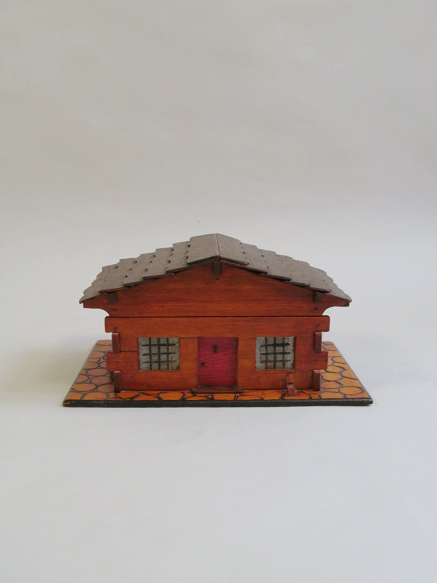 Folk Art Chalet Box