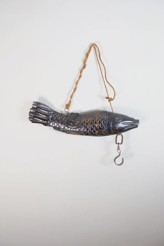 Edo Period Wooden Koi Carp