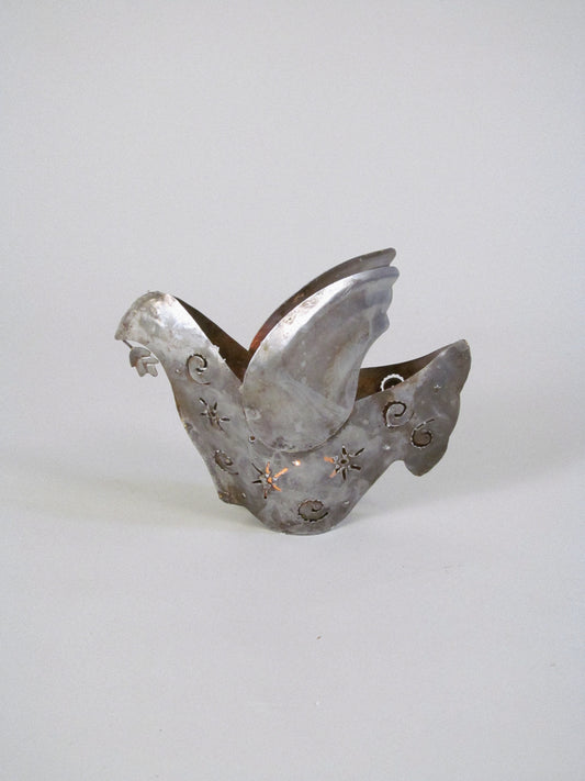 Steel Bird Candleholder