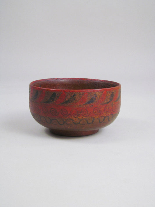 Norwegian Folk Art Bowl, early-mid 20th century