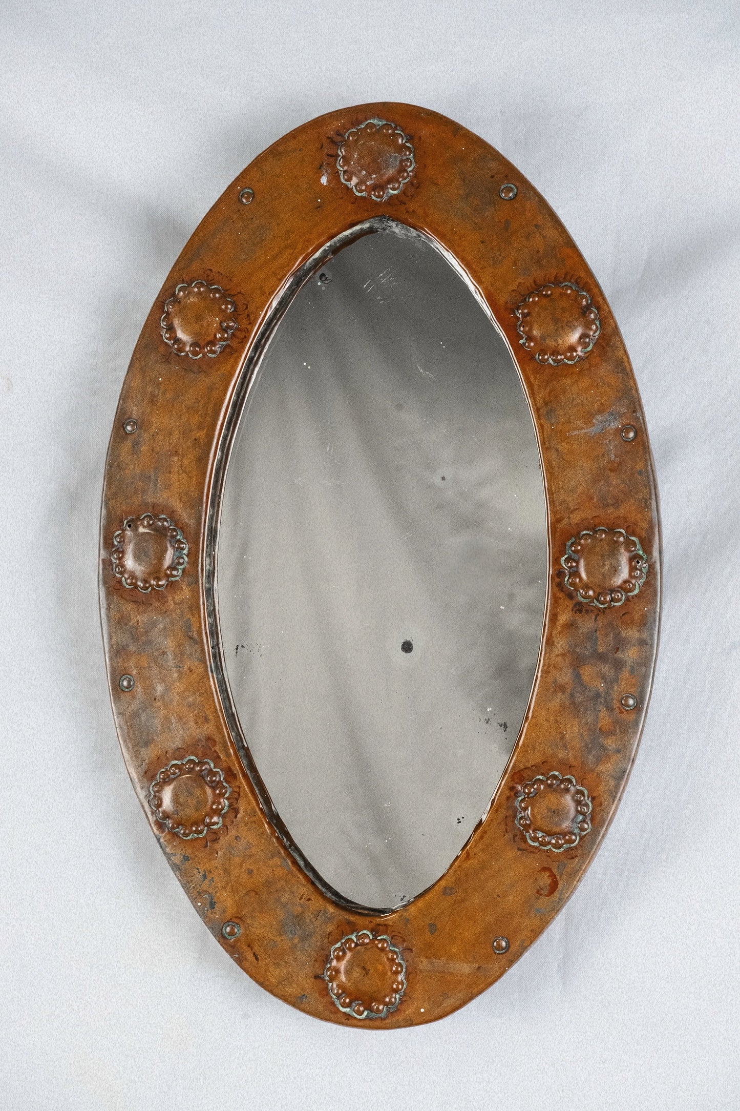 Arts & Crafts Copper Mirror
