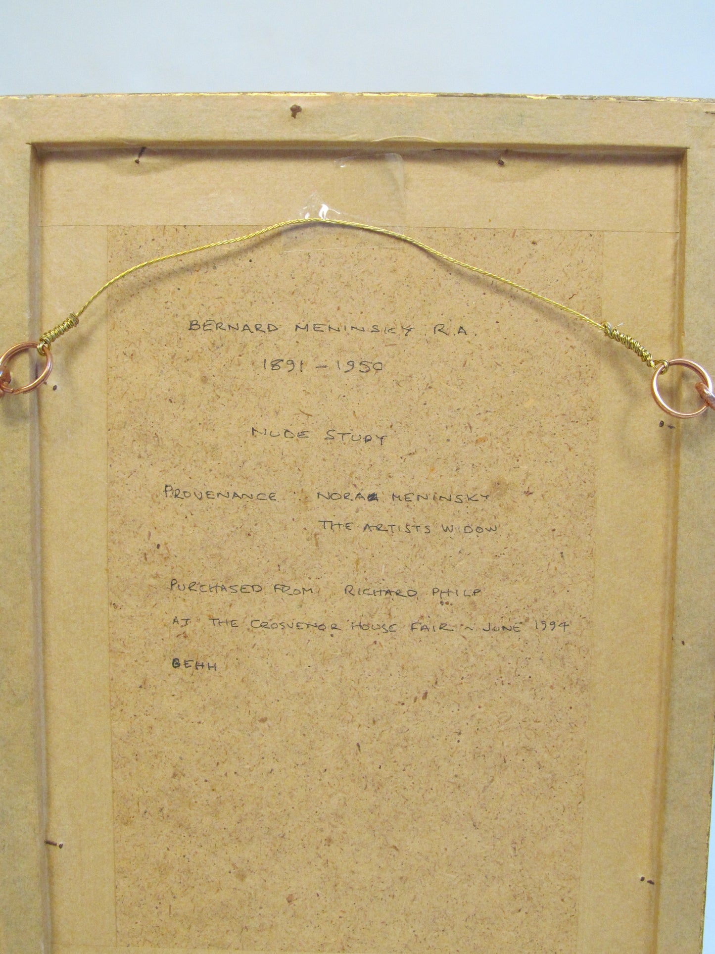 Bernard Meninsky (1891-1950) Portrait of Nora