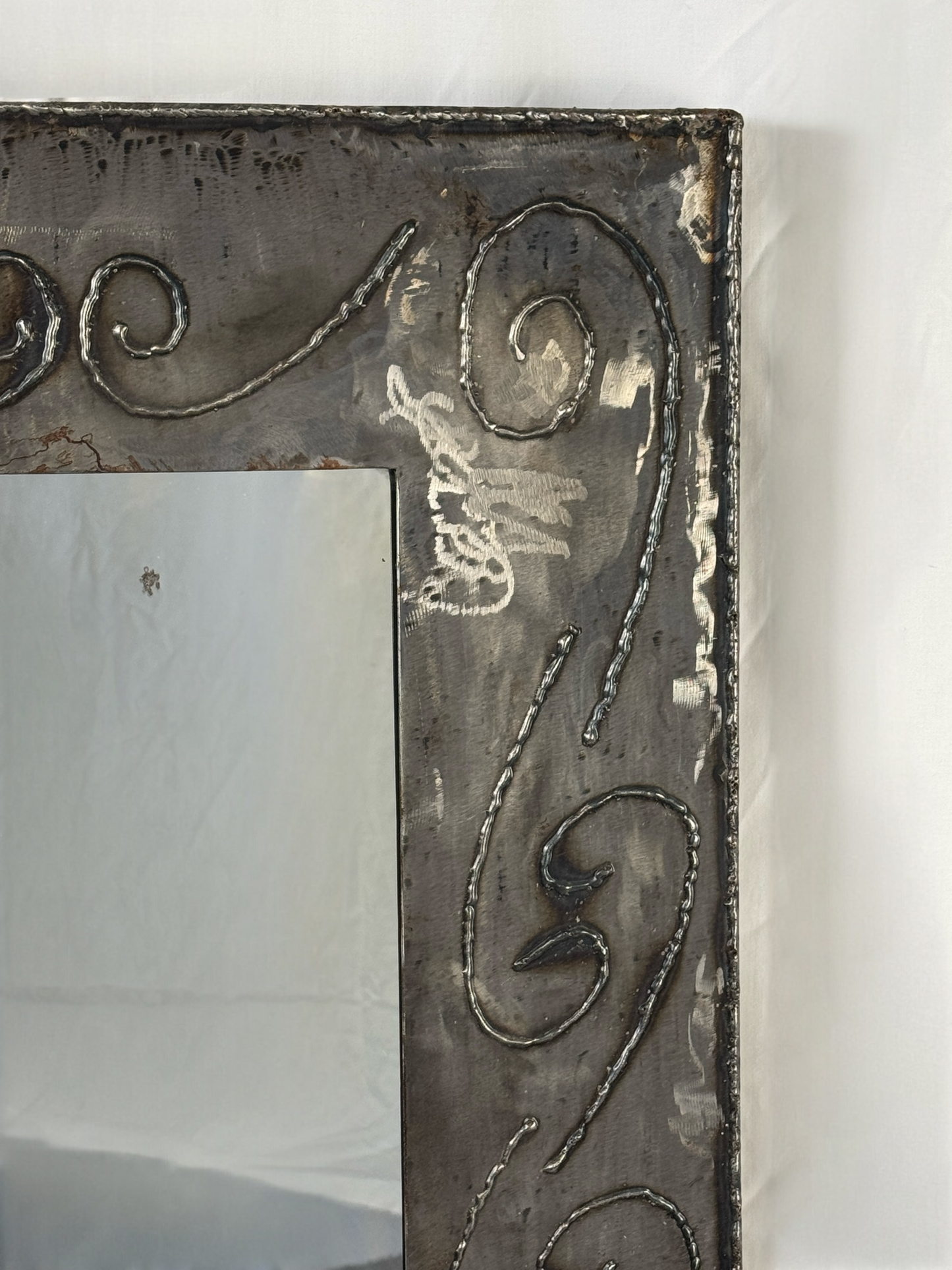 Steel Hall Mirror