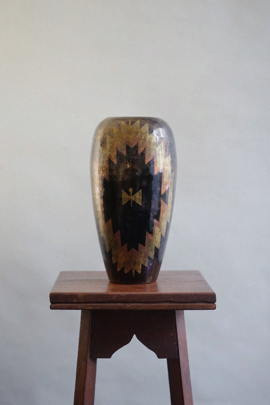 Art Deco Dinanderie Vase, c.1925