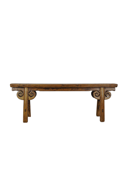 Balinese Scrollwork Bench