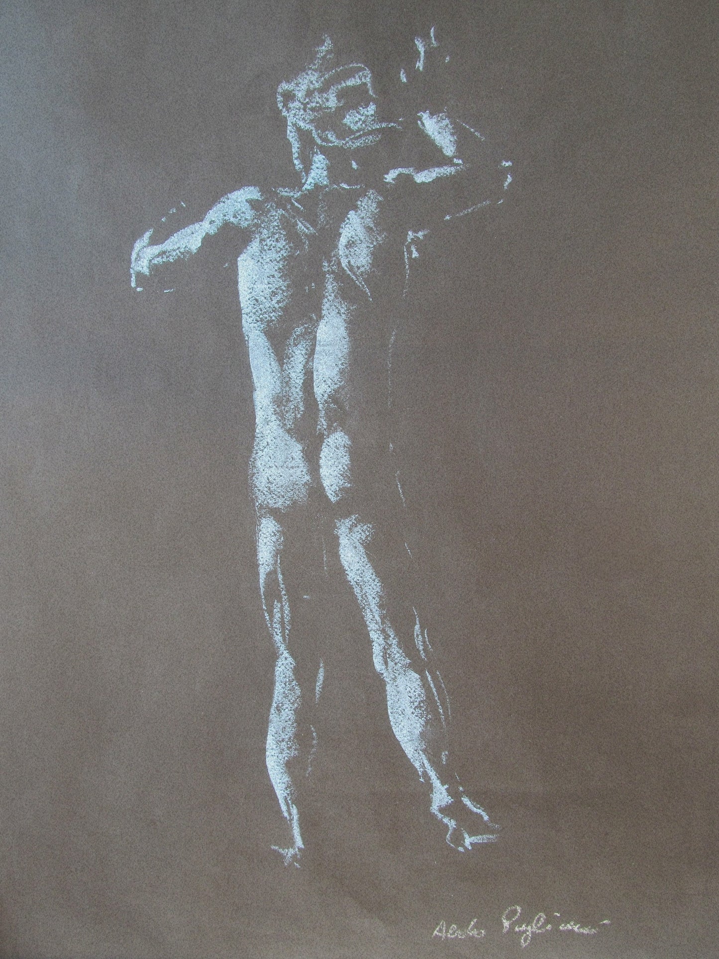 80’s Italian Chalk Drawing