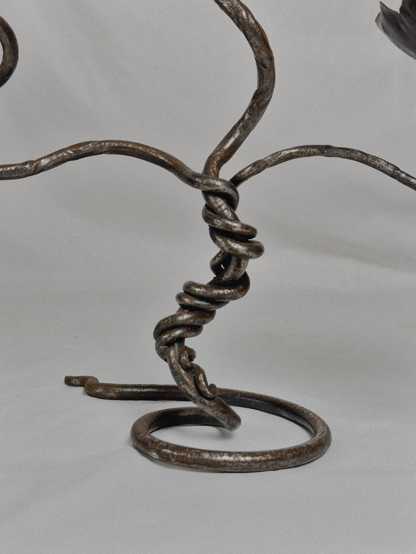 Twisted Iron Candelabra