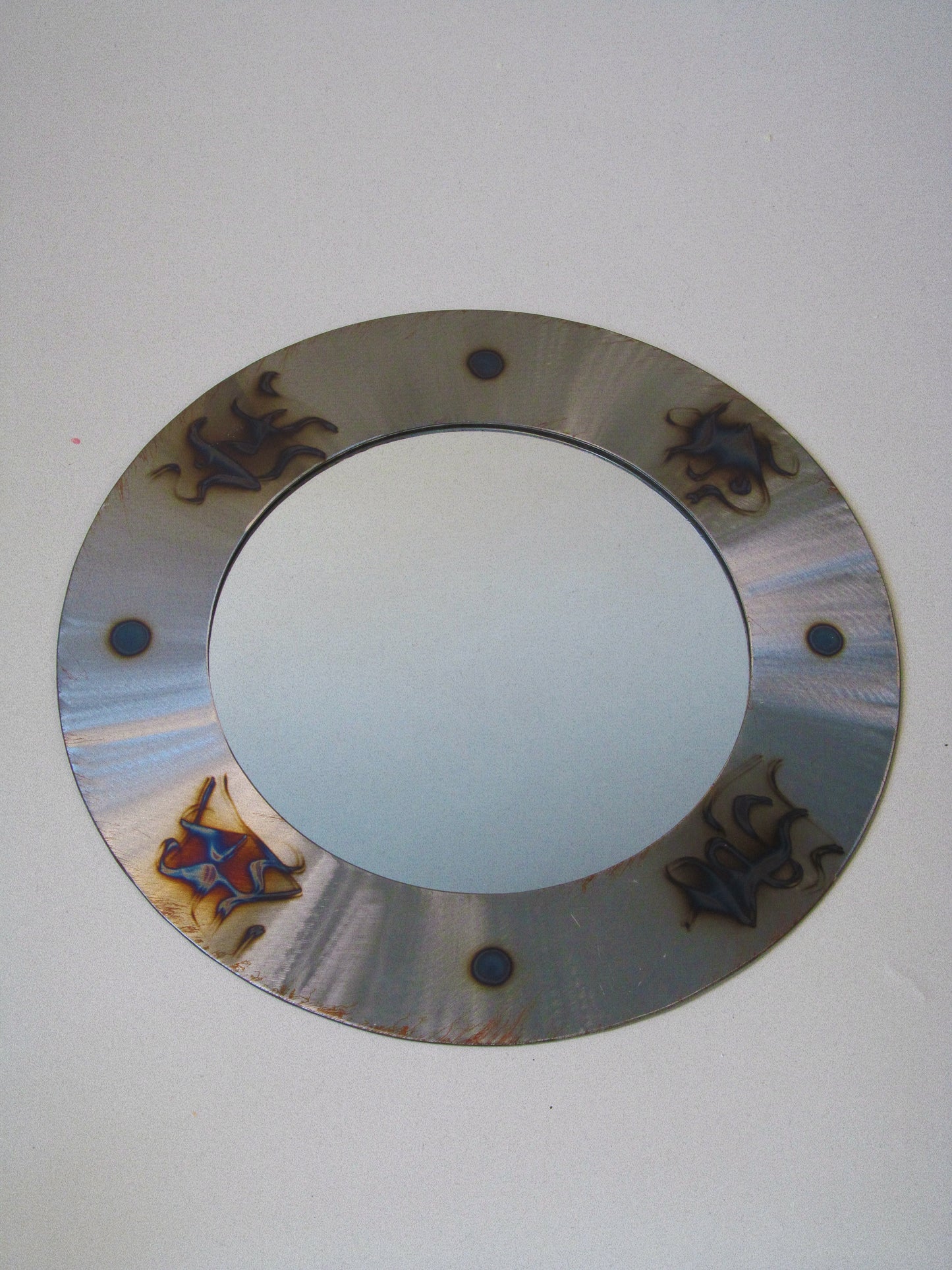 Scorched Steel Mirror