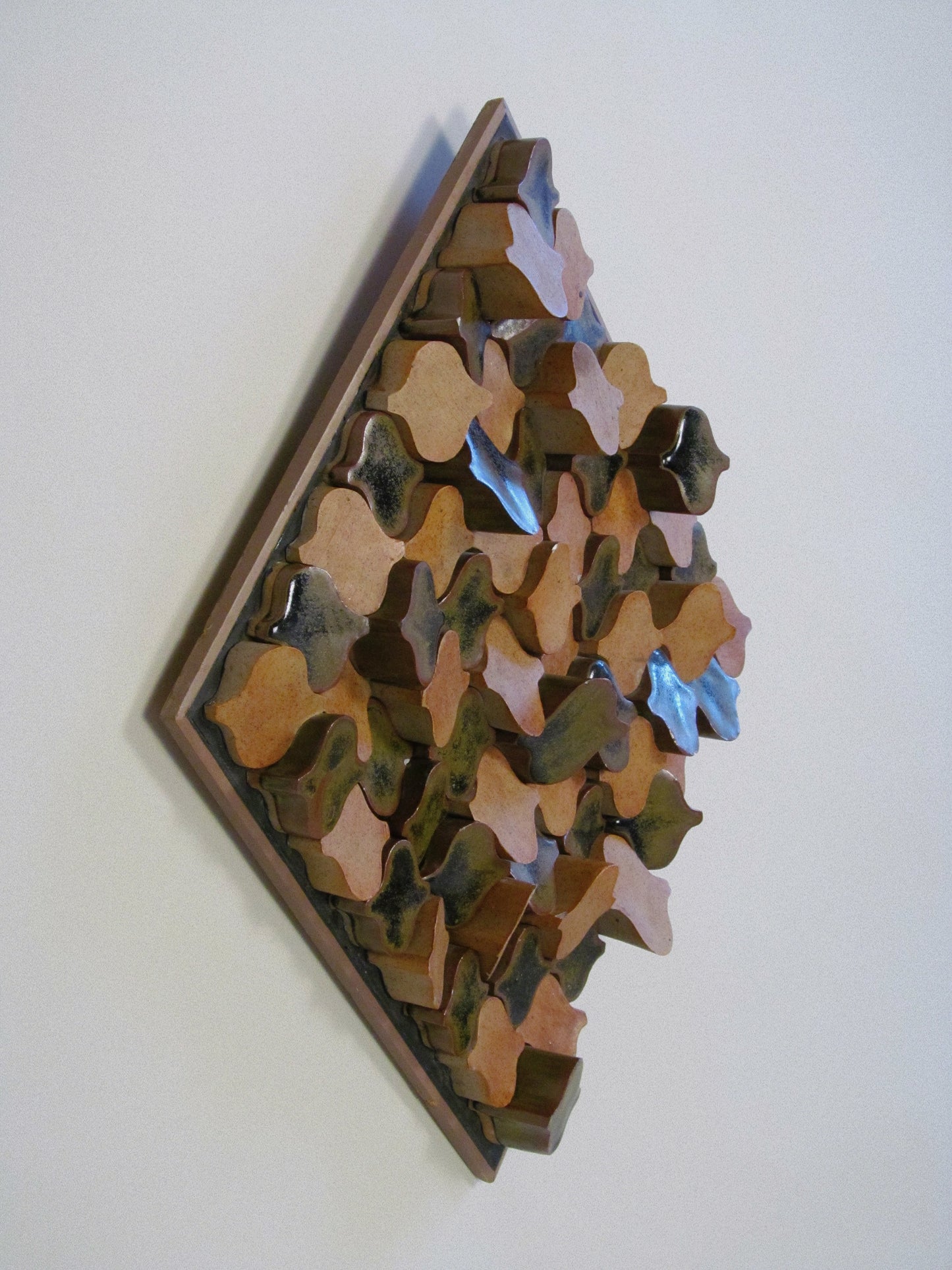 Derbyshire School of Art Ceramic Wall Plaque with Original Case c.1970