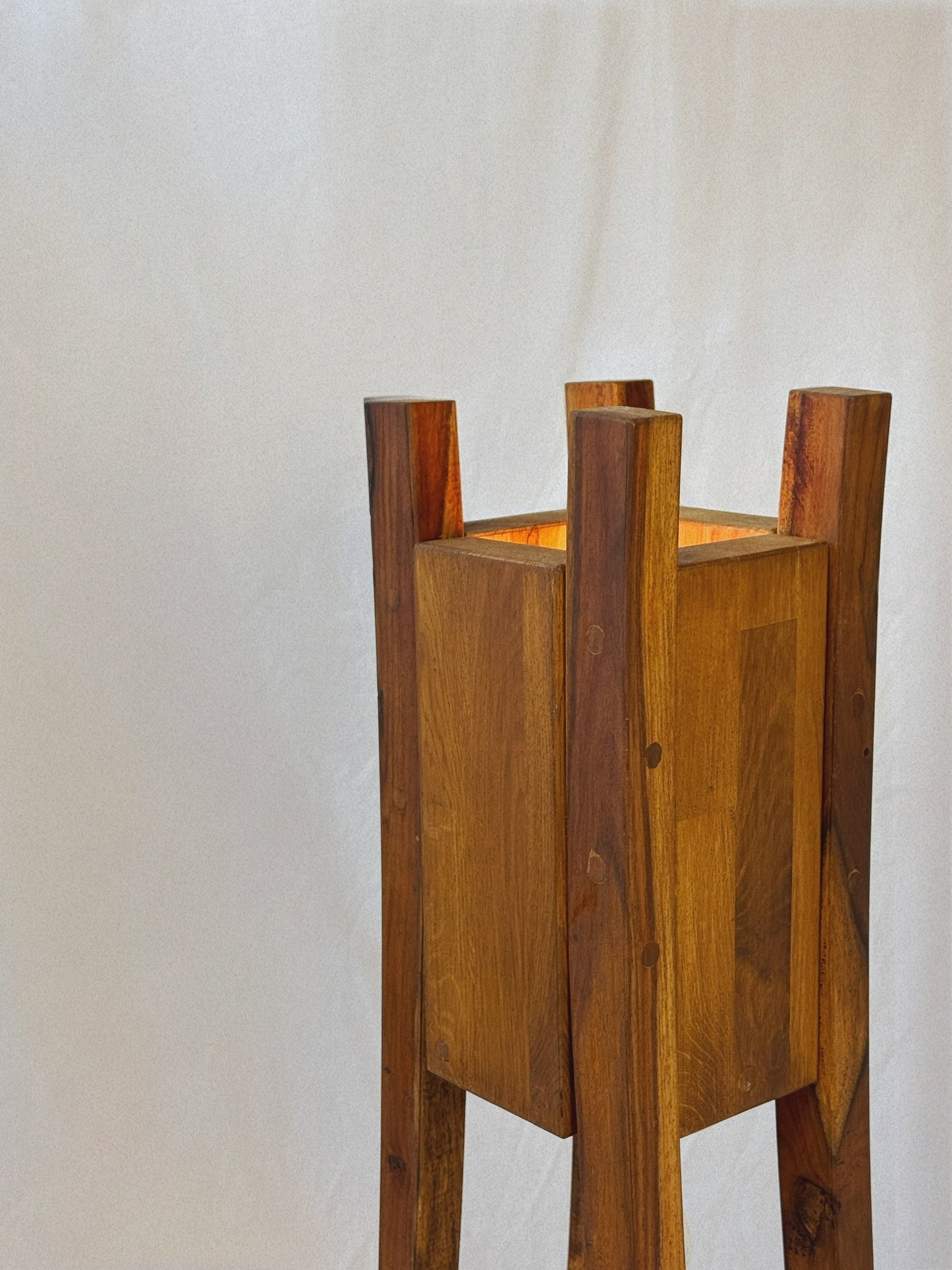 Oak Floor Lamp