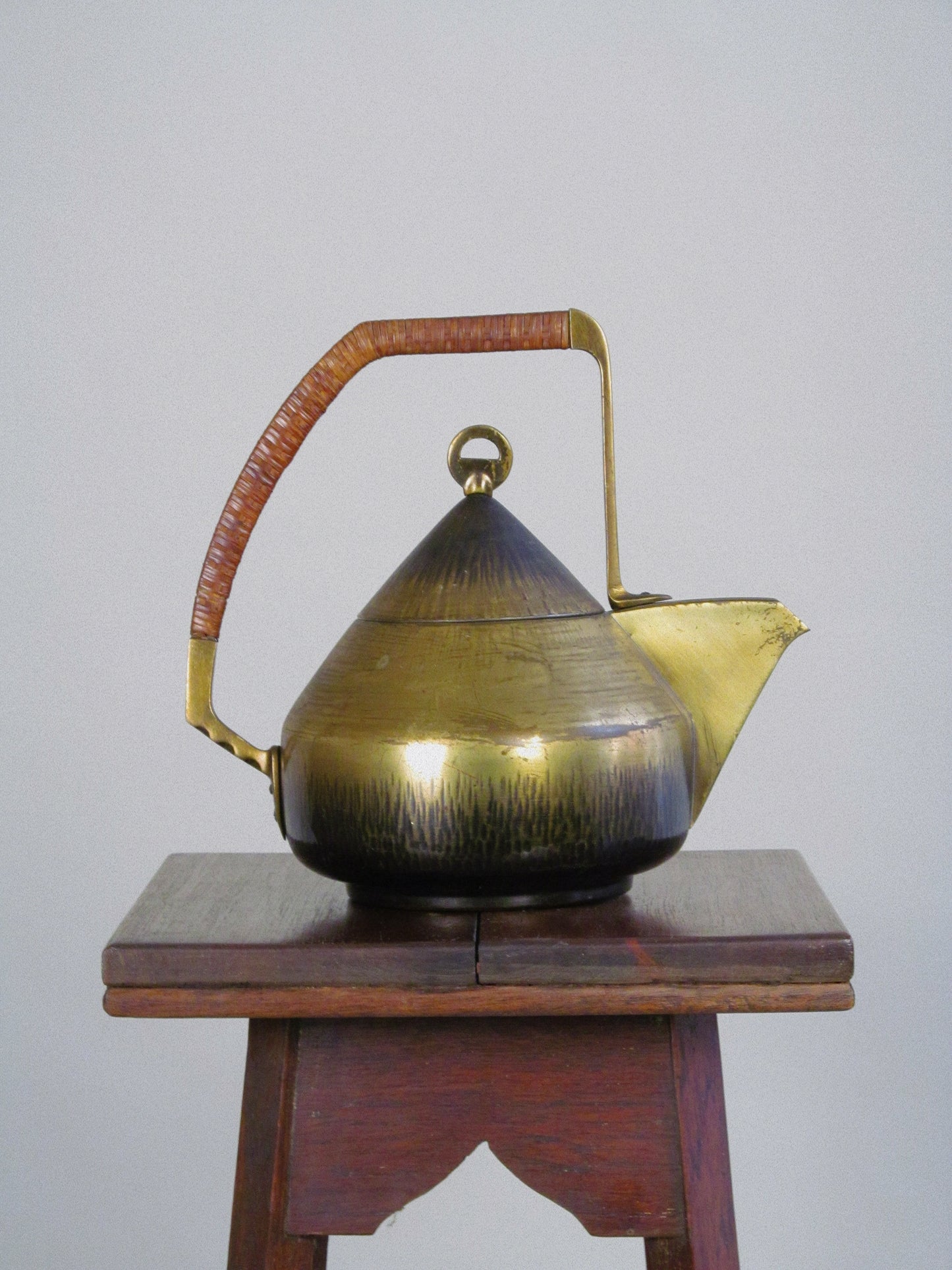Bauhaus Brass Teapot c.1900-1910