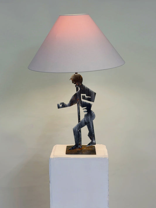 Art Deco Boxer Lamp