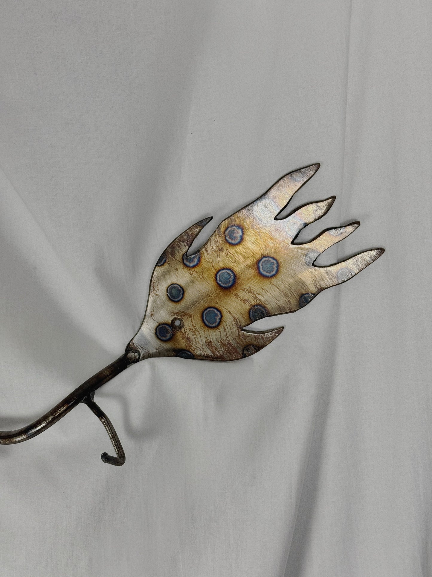 Scorched Steel Coat Hooks