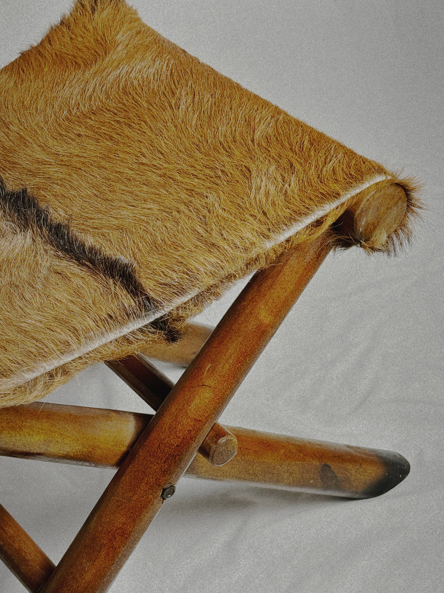 Goat Hide Stool