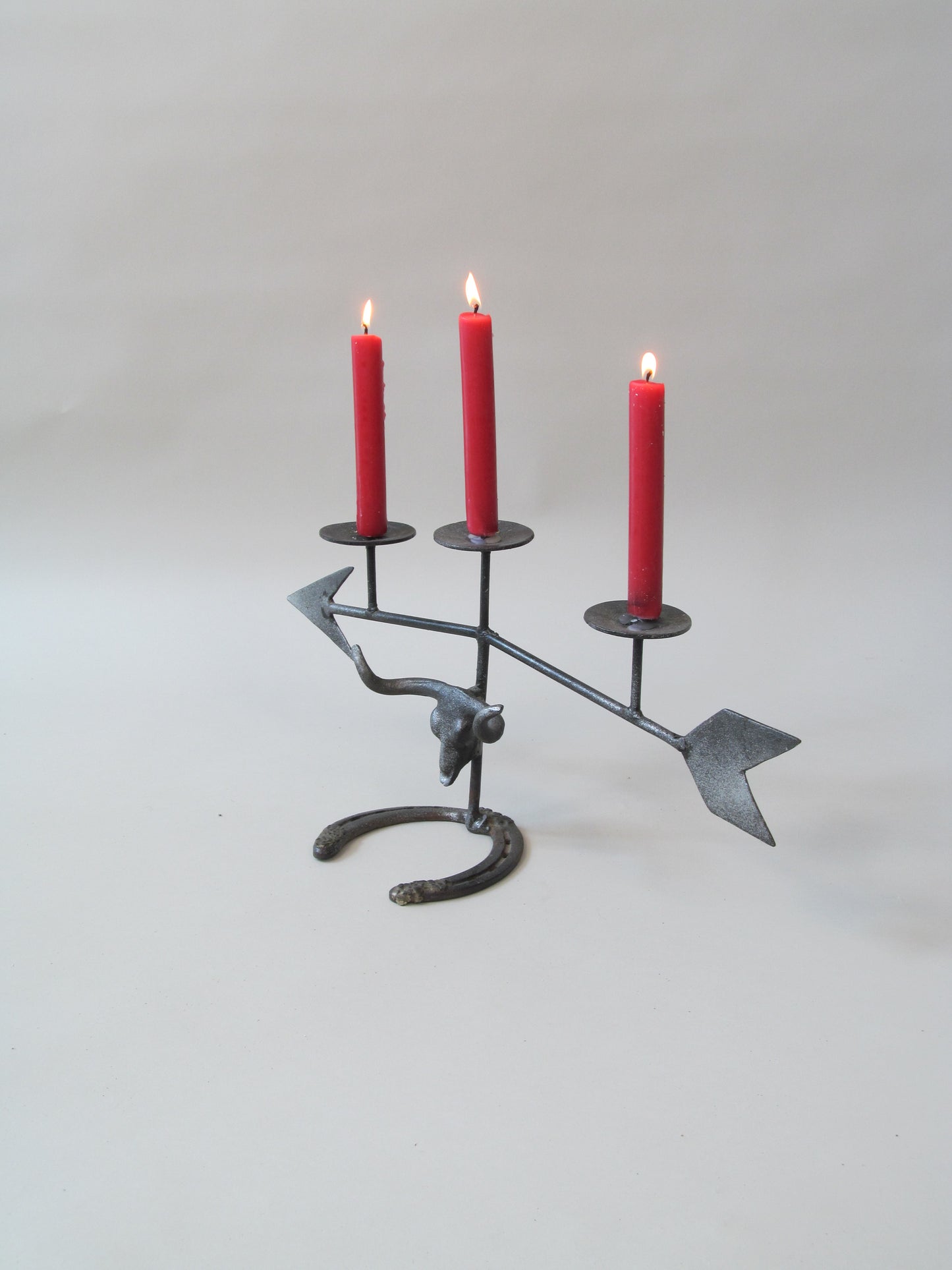 Bull and Arrow Candelabra
