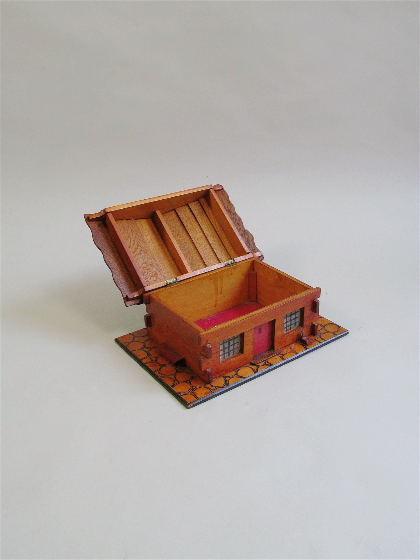 Folk Art Chalet Box