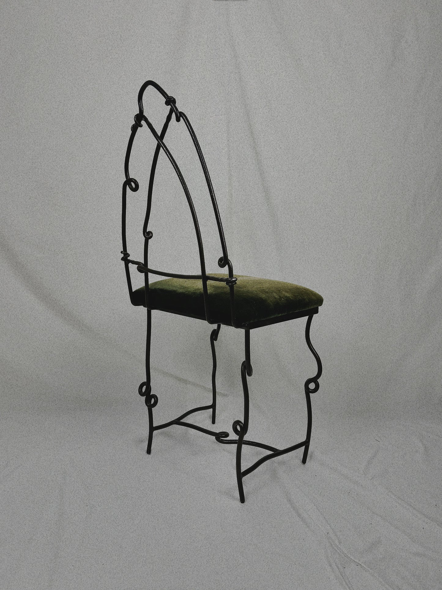 Wrought Iron Organic Dining Set