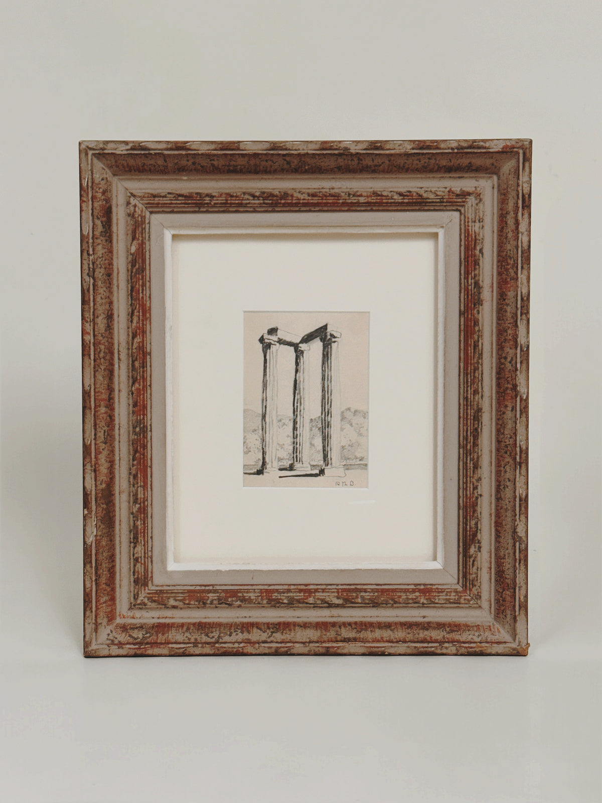 Rodolphe-Théophile Bosshard, Nemea / Corinth Original Travel Drawing c.1930