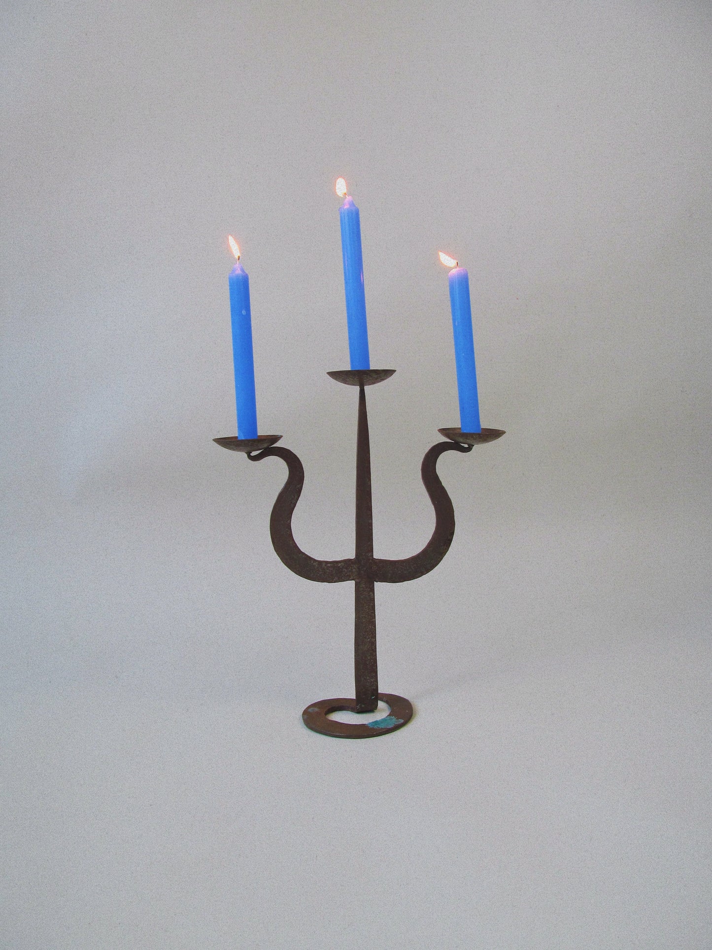 Forged steel Candleholder