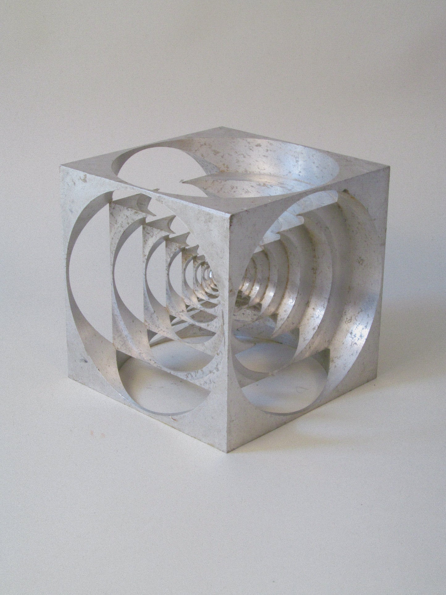 Turners Cube Aluminium Apprentice Piece