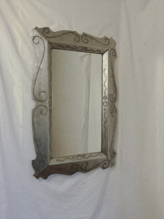 Welded Steel Hall Mirror