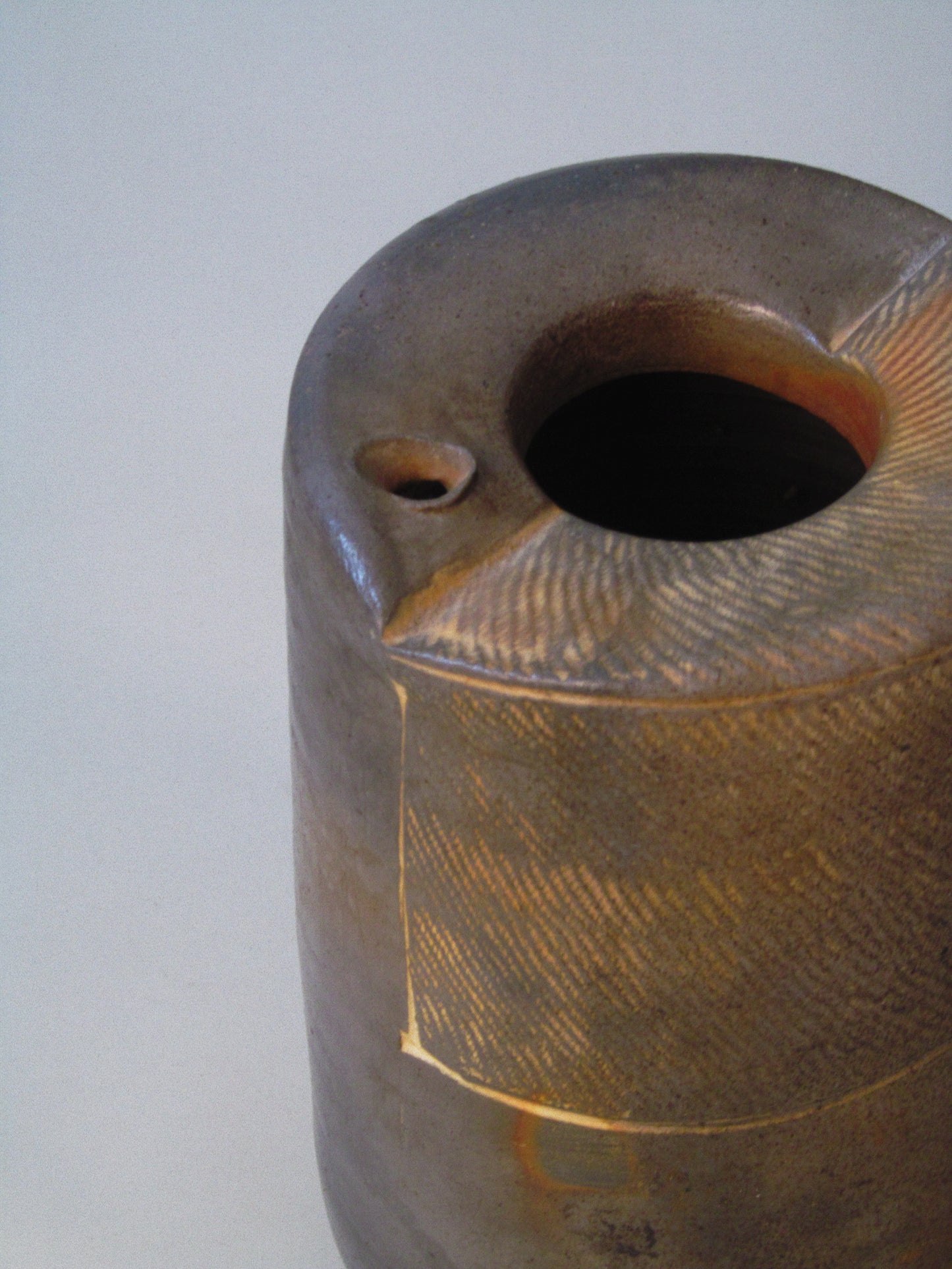 Large Studio Vase with Dual Opening