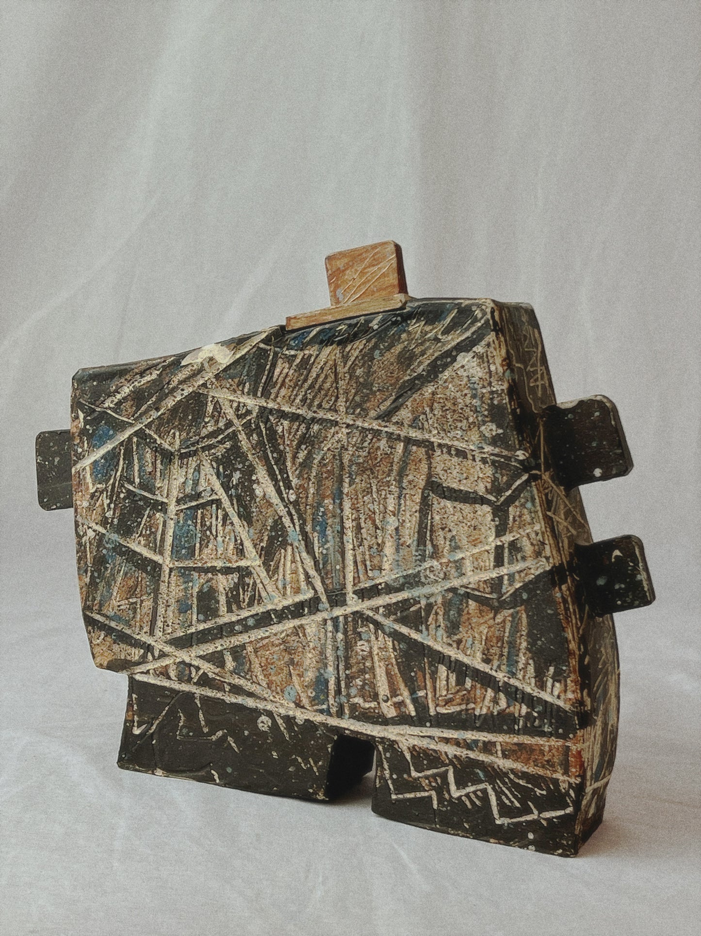 Earthenware Slab Vessel