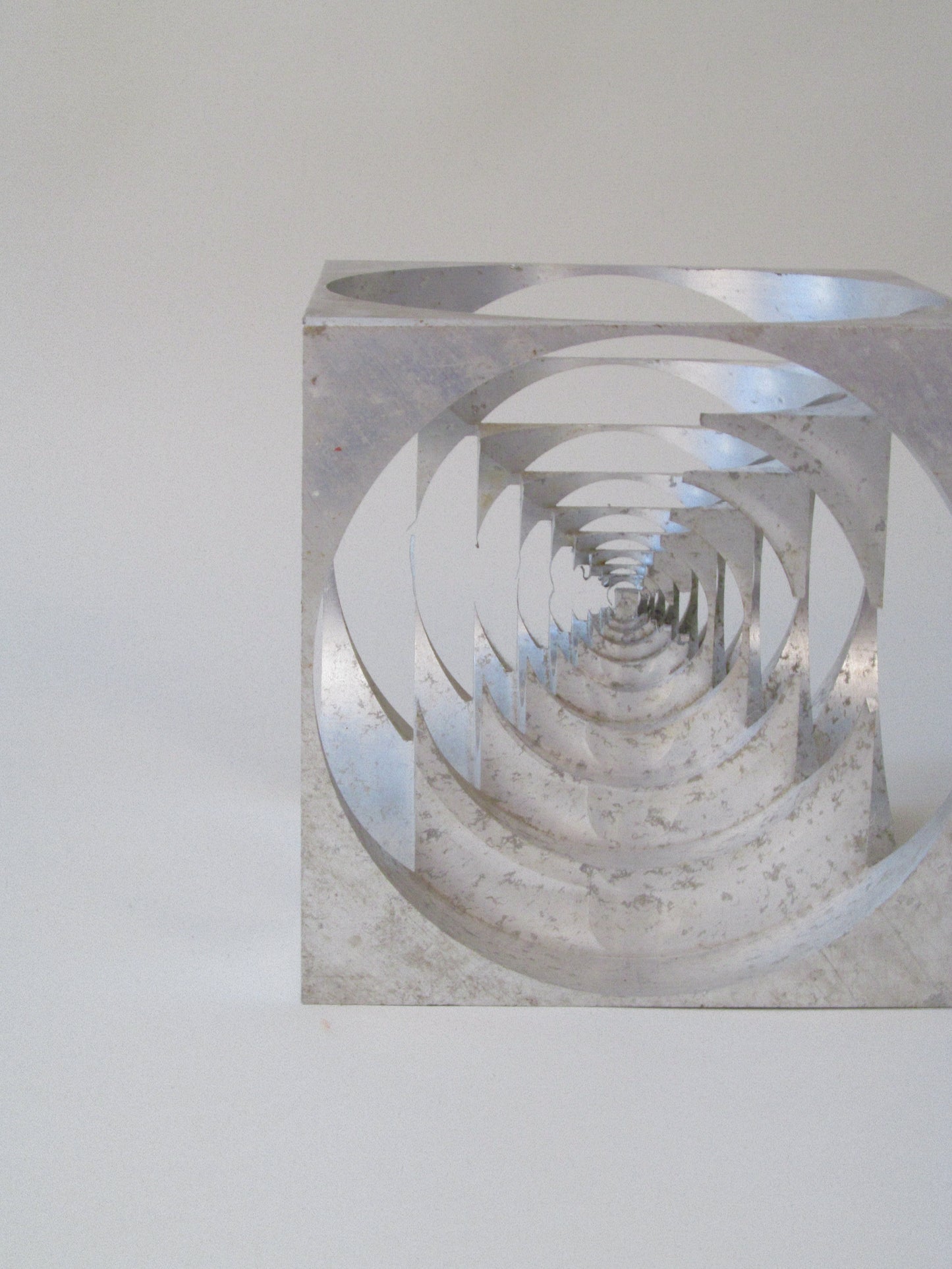 Turners Cube Aluminium Apprentice Piece