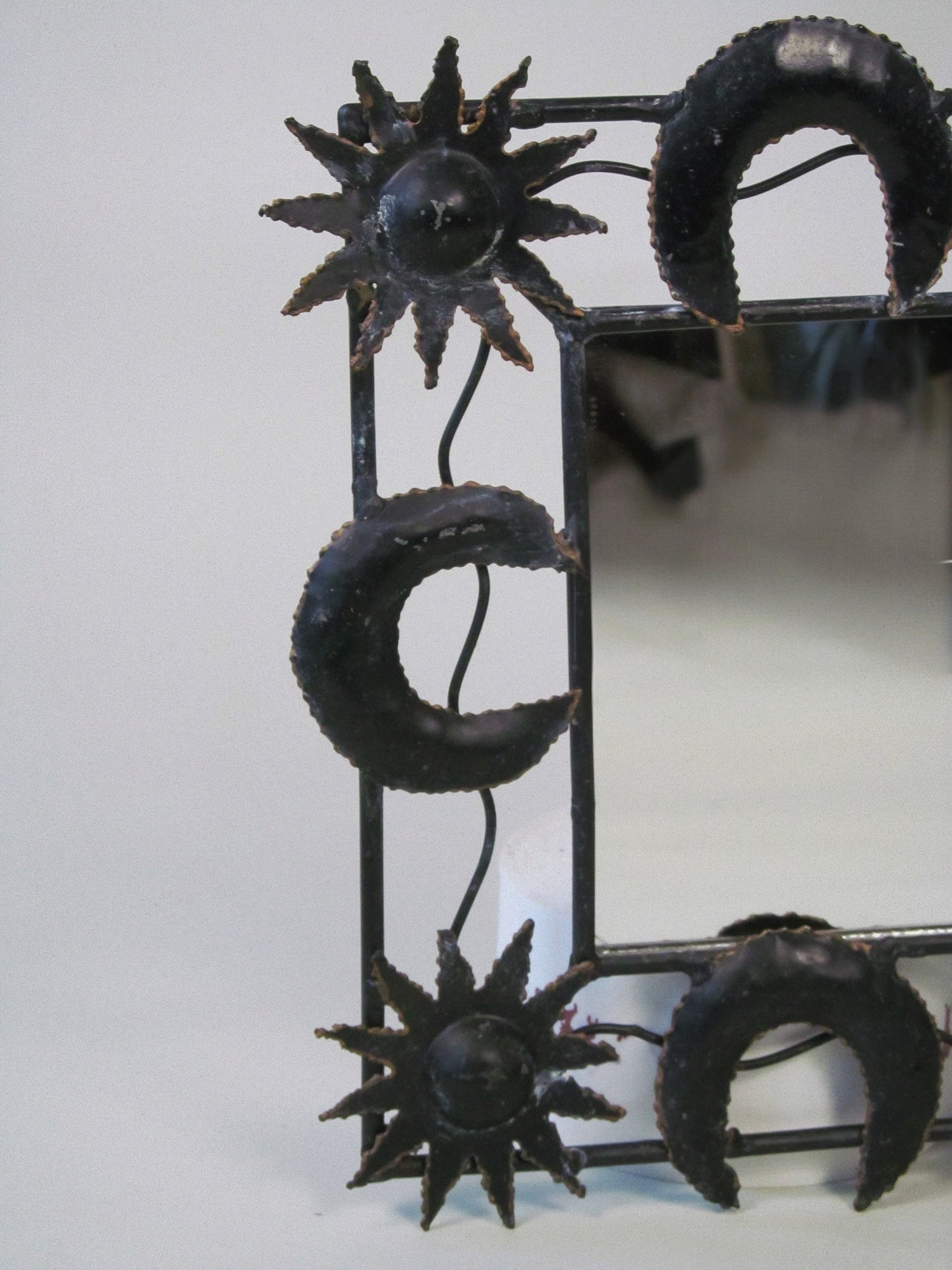 Forged Sun & Moon Mirror