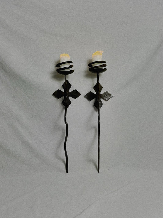 Gothic Candle Sconces