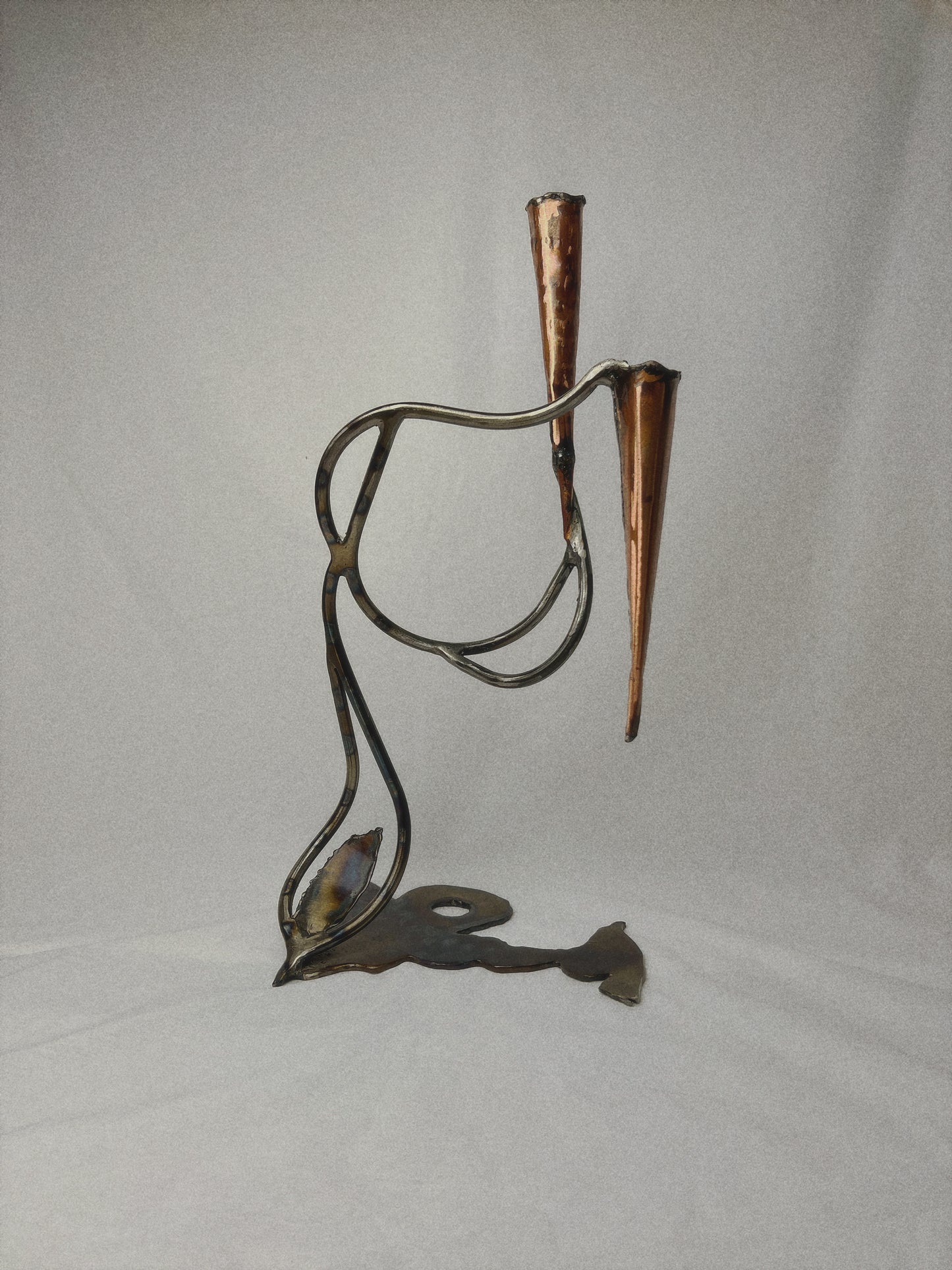 Steel Candle Holder