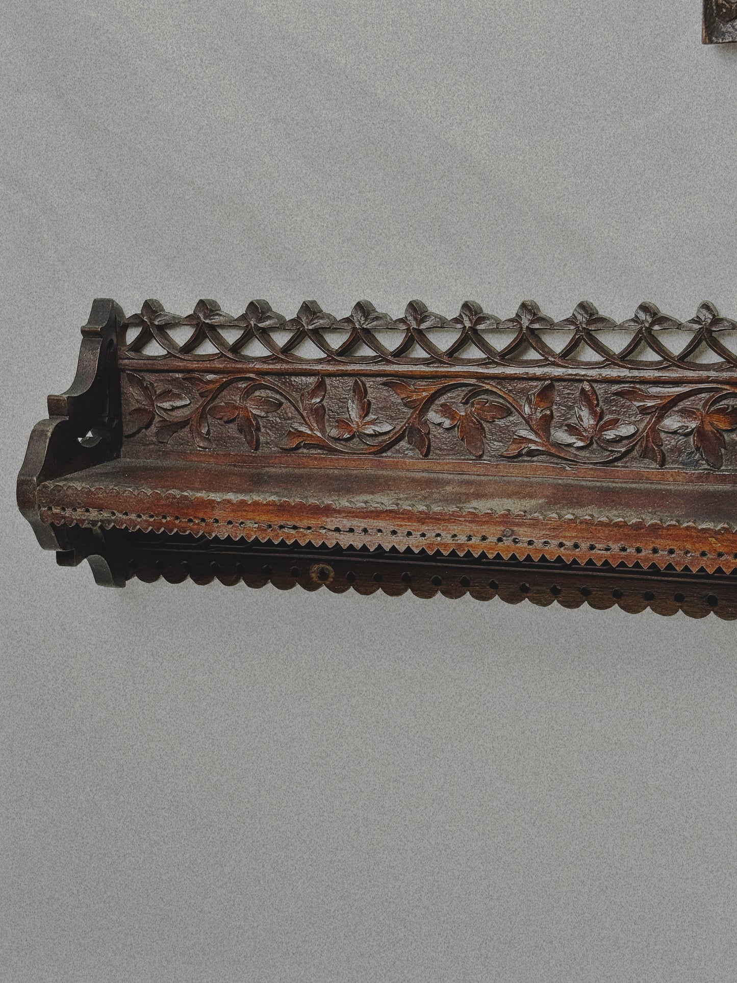 Hand Carved Shelf