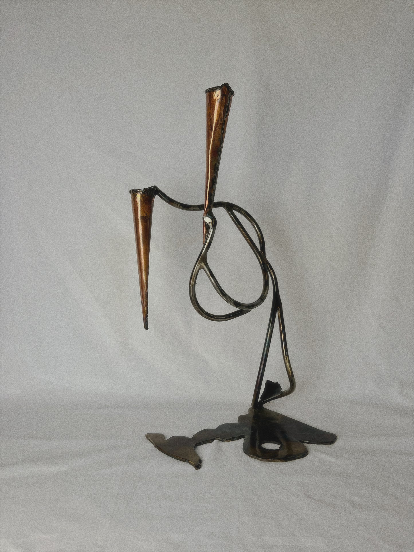 Steel Candle Holder