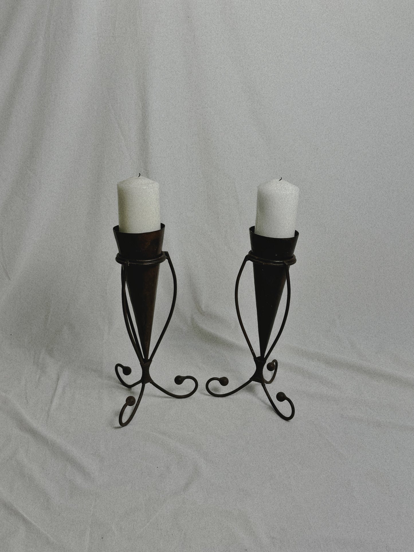 Cone Candleholders