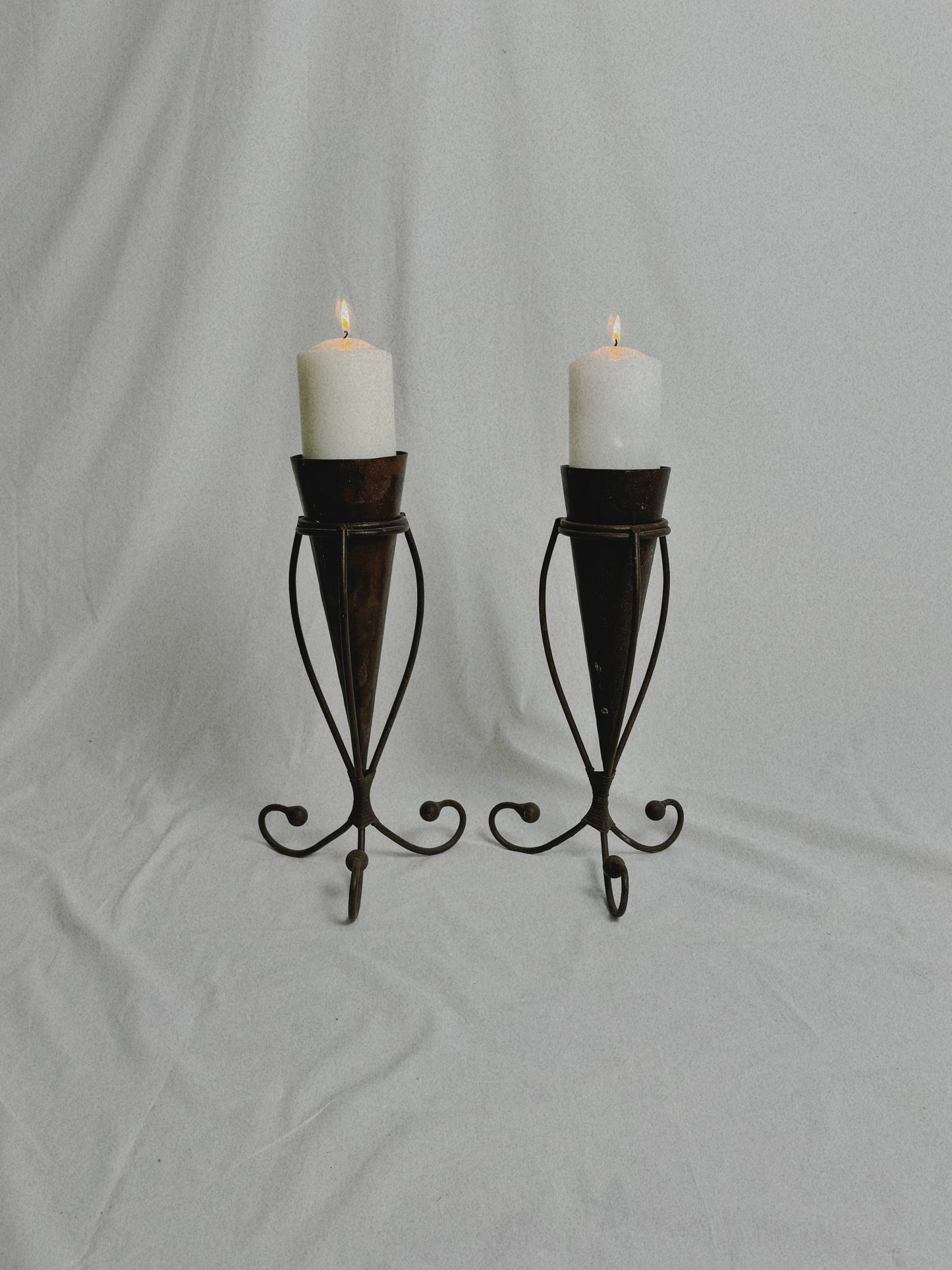 Cone Candleholders