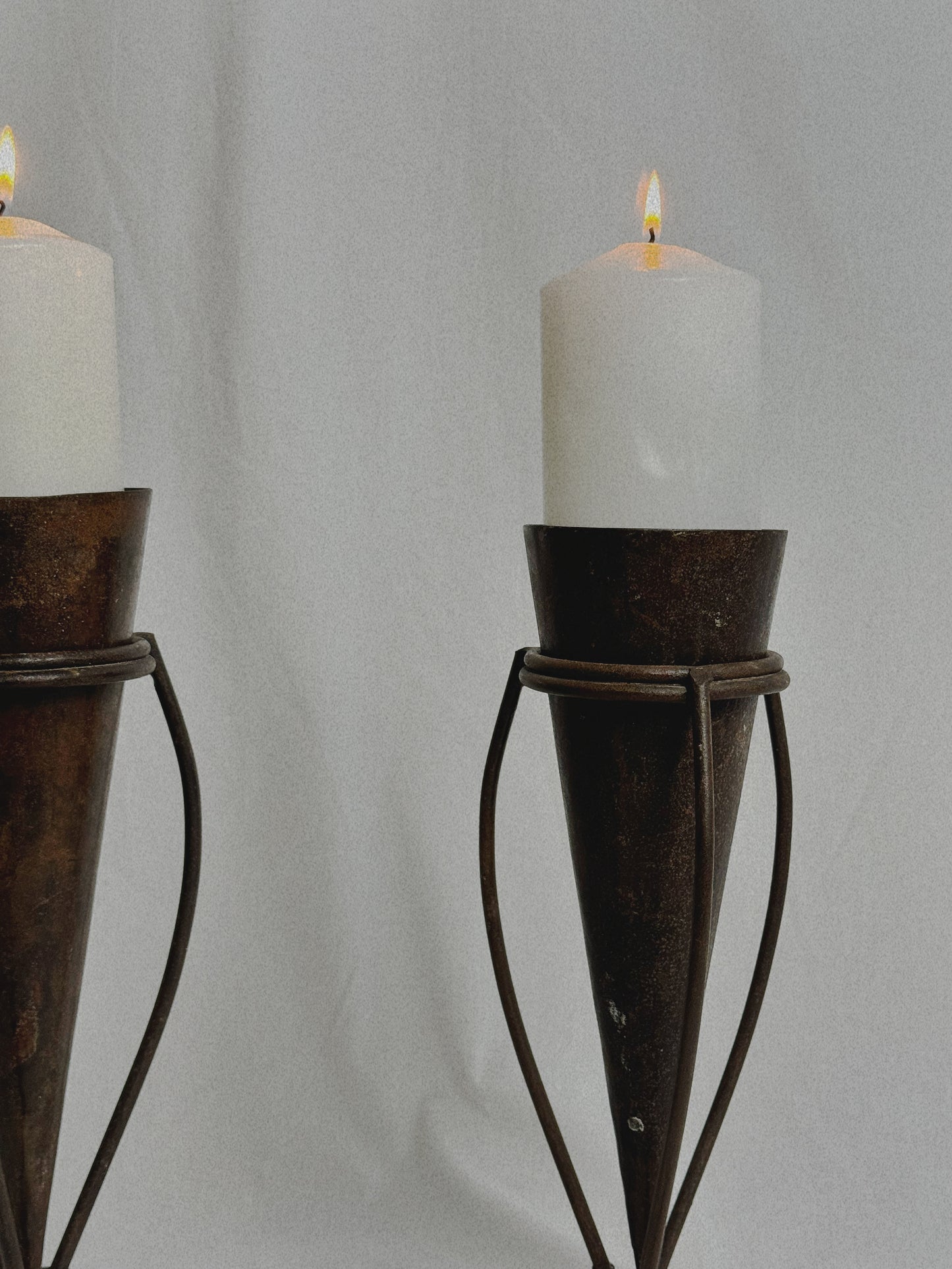 Cone Candleholders