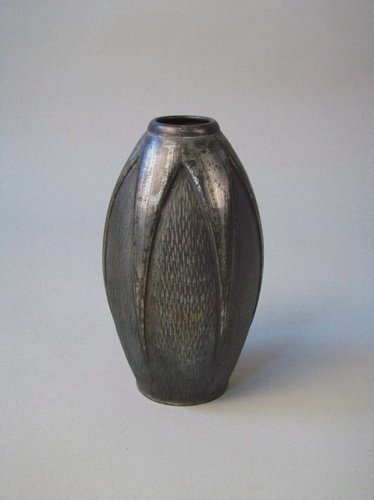 Pewter Vase, Les Etains RD (René Delavan b.1926) – c.20th Century