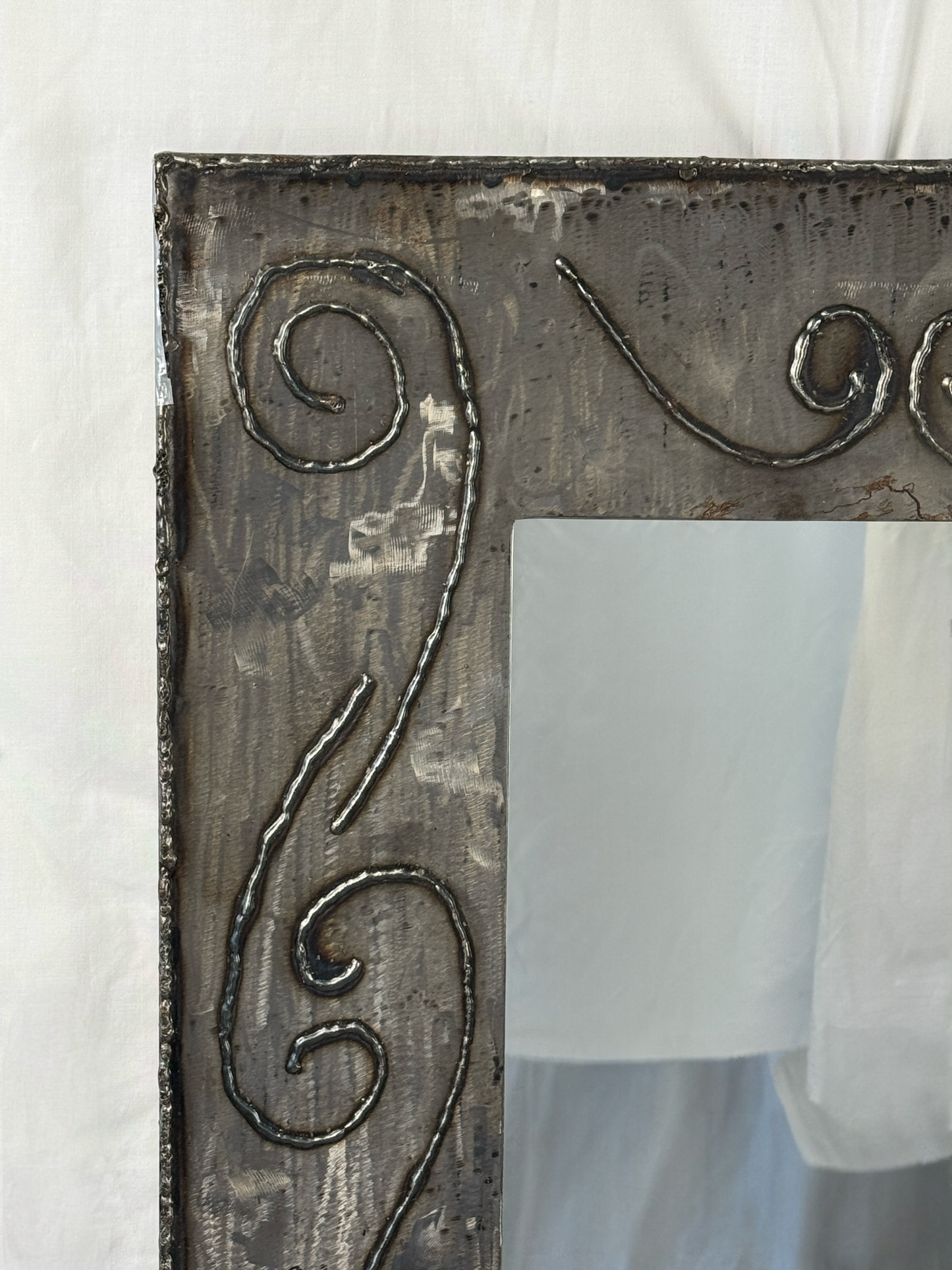 Steel Hall Mirror