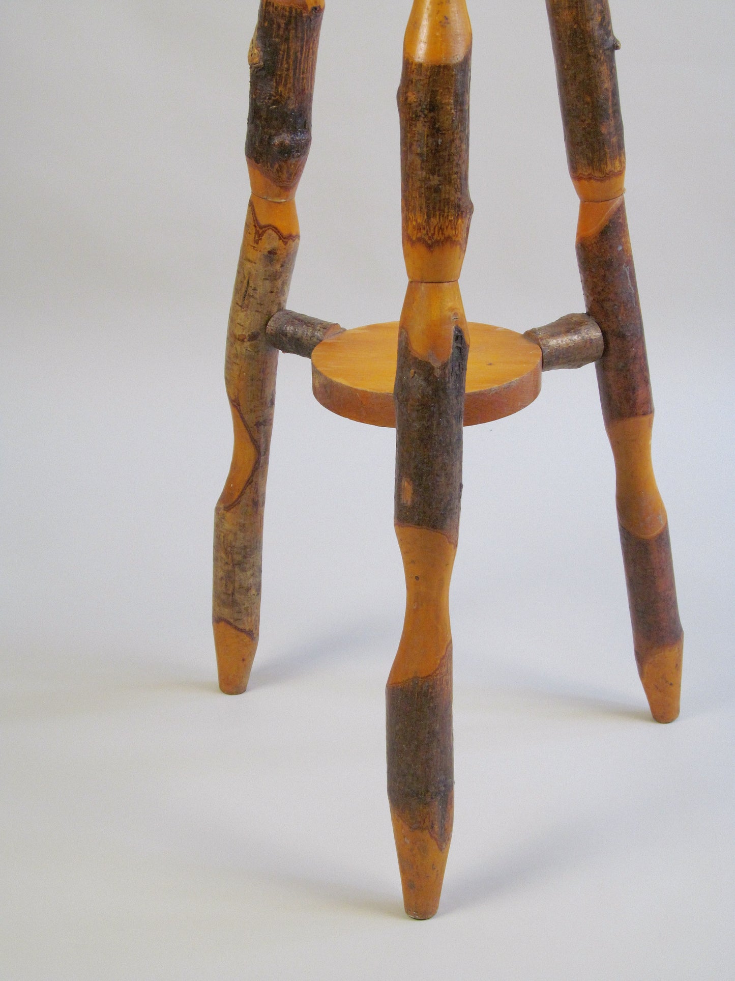 Naturalistic Wooden End Table