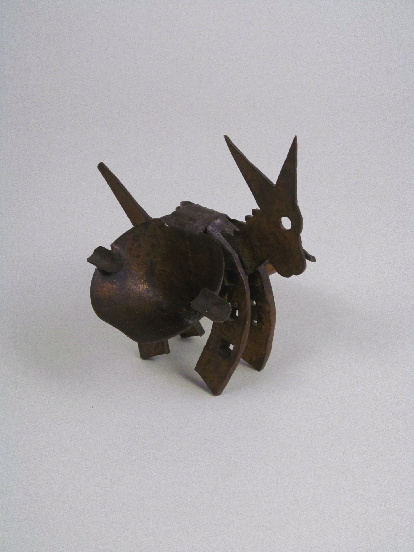 Donkey Form Iron Ashtray c.1970
