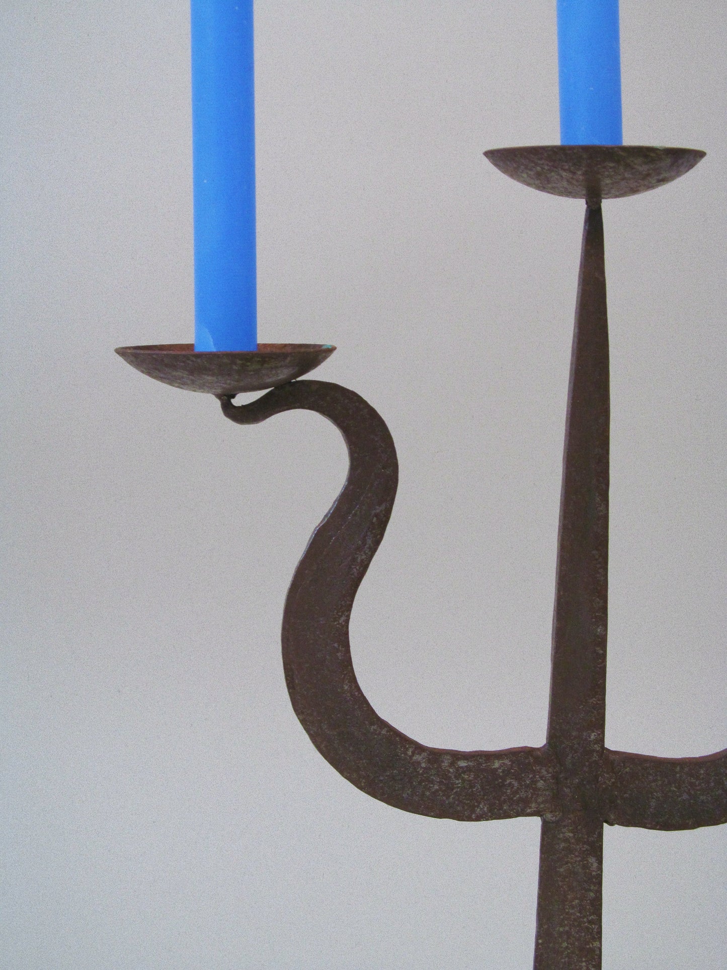 Forged steel Candleholder