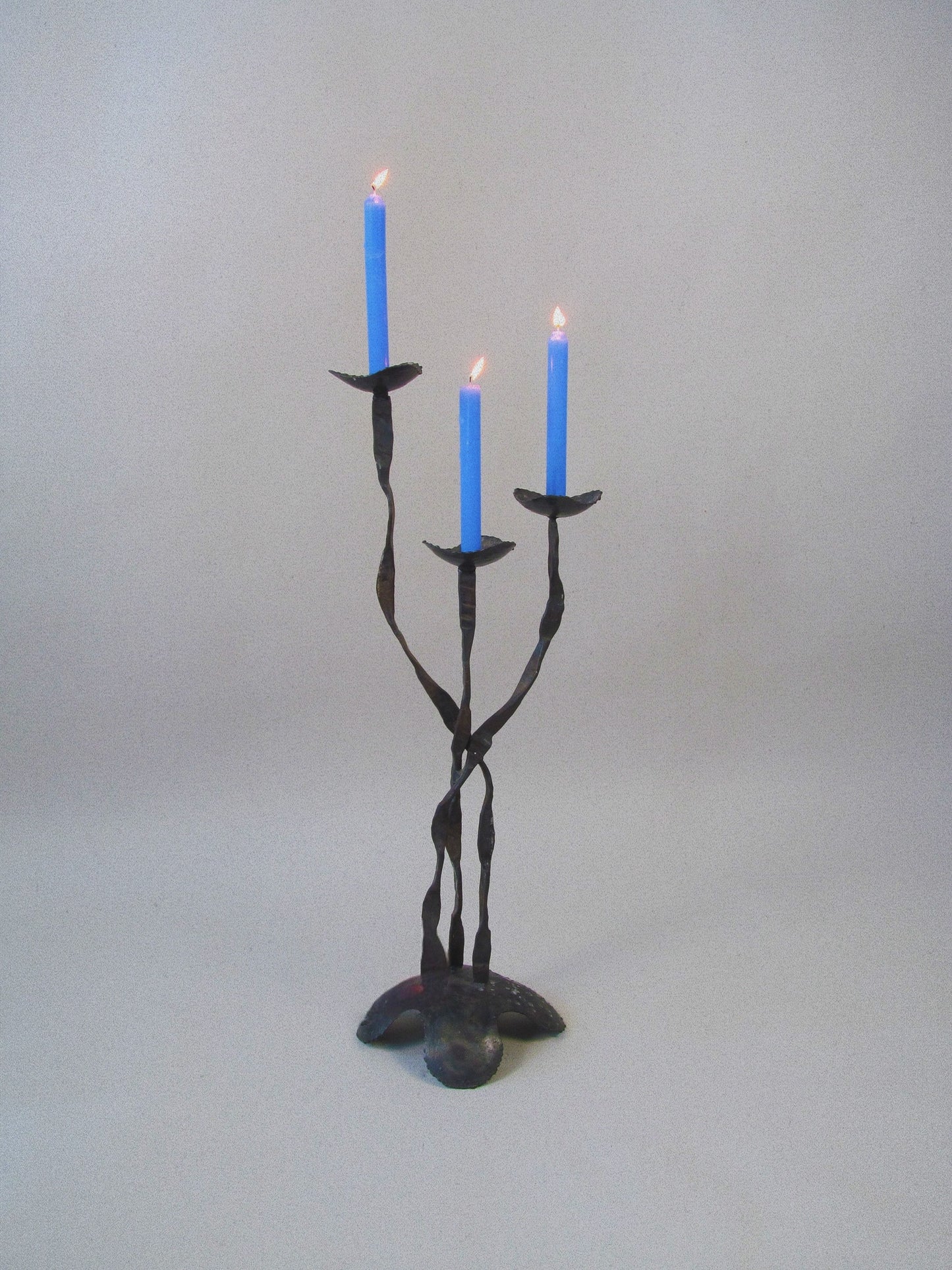 Organic Three Branch Candleholder