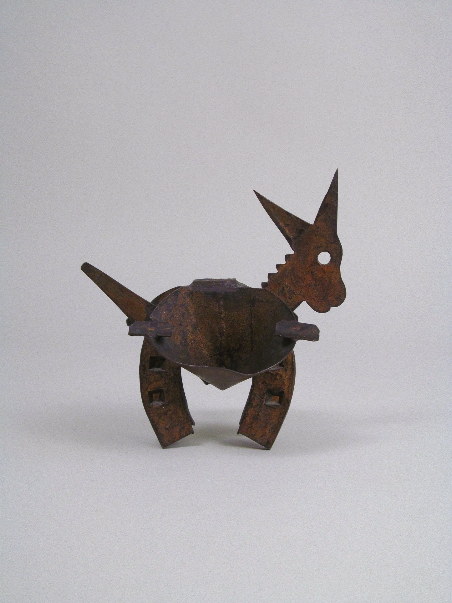 Donkey Form Iron Ashtray c.1970
