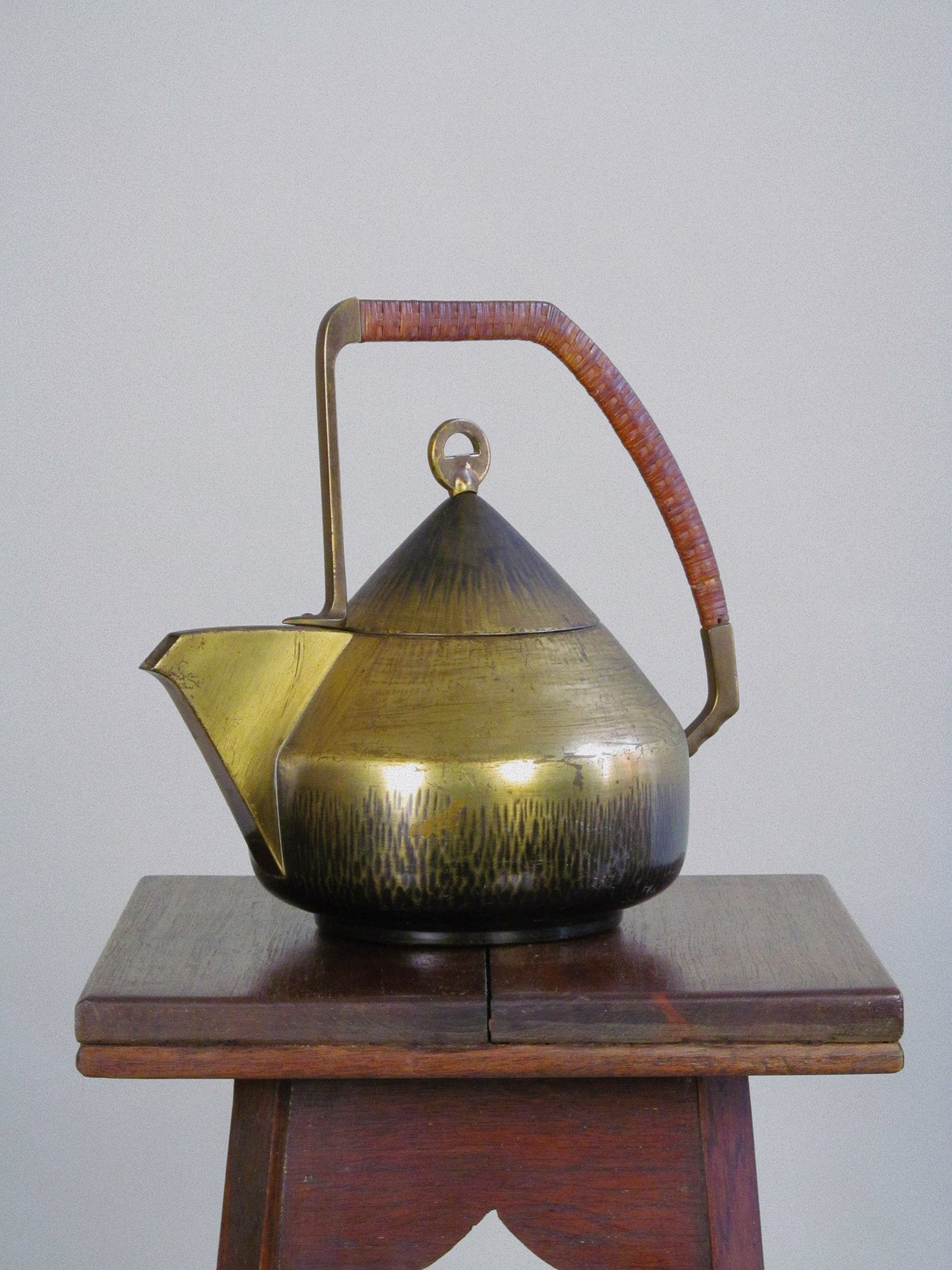 Bauhaus Brass Teapot c.1900-1910