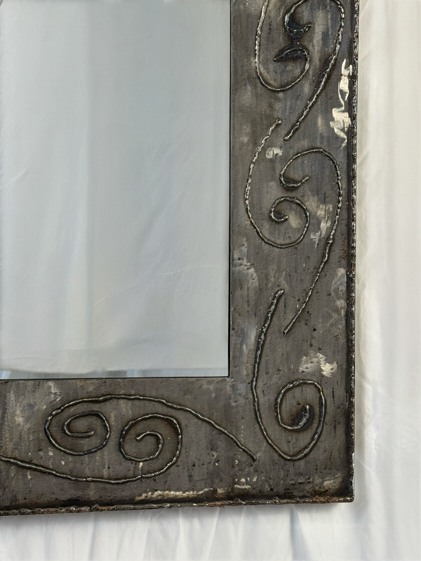 Steel Hall Mirror