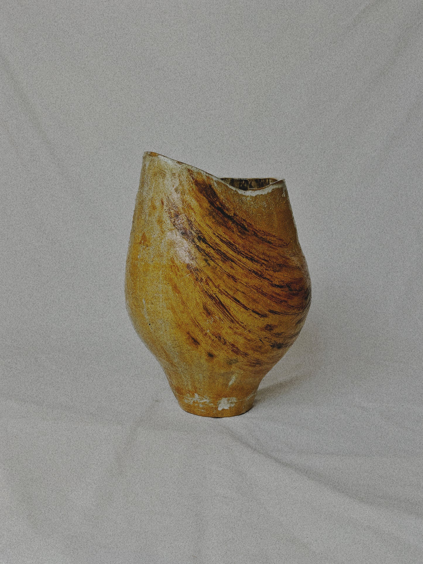Glazed Stoneware Vessel