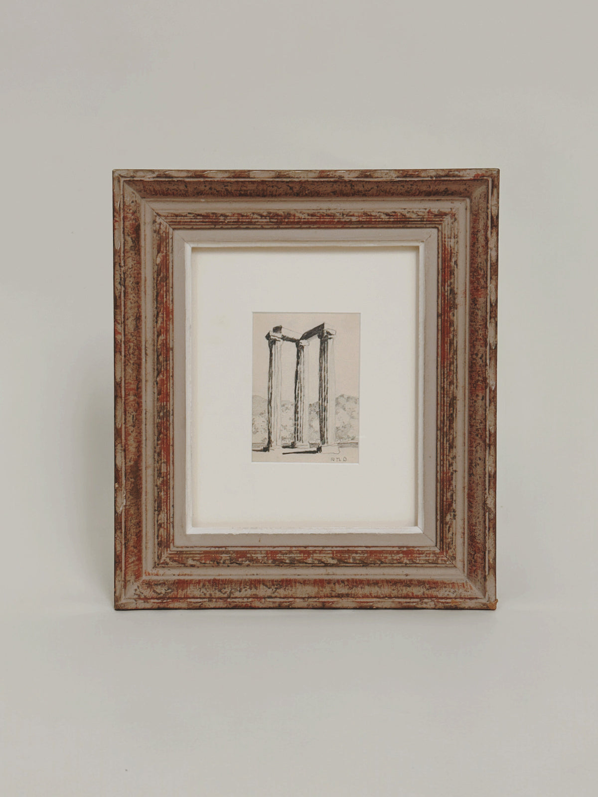 Rodolphe-Théophile Bosshard, Nemea / Corinth Original Travel Drawing c.1930