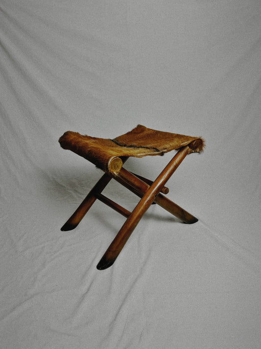 Goat Hide Stool