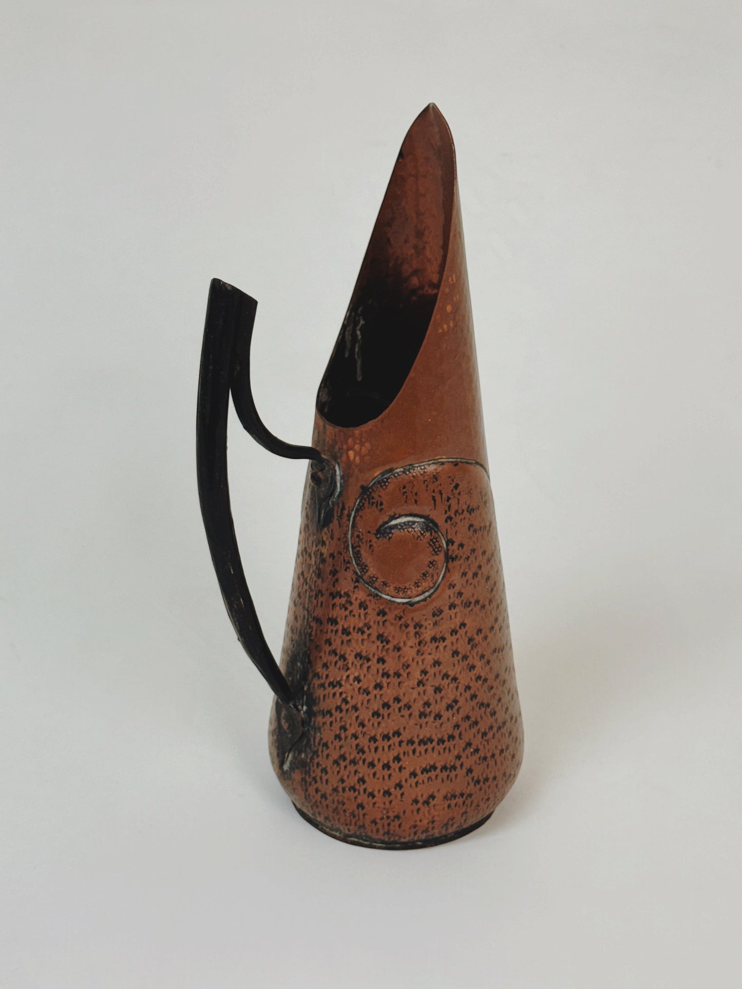 Hammered Copper Spouted Jug by Jean Goardere c.1940